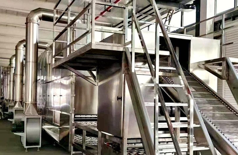 Ikke-stegte tørrede nudler produktionslinje